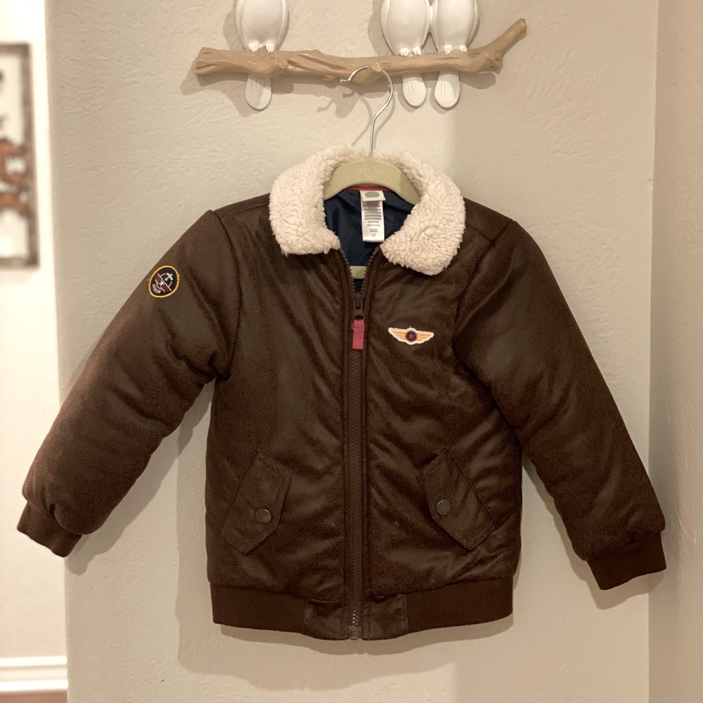 Toddler Boys Aviator Coat